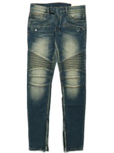 画像1: 【送料無料】mnml M14 STRETCH DENIM BLUE (1)