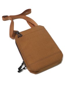 画像3: 【SALE】CARHARTT NYLON DUCK CROSSBODY WALLET-C.BROWN (3)
