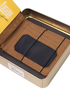 画像3: 【SALE】CARHARTT NYLON DUCK BIFOLD WALLET-C.BROWN (3)