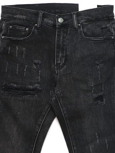 画像3: 【送料無料】mnml X162 STRETCH DENIM BLACK (3)