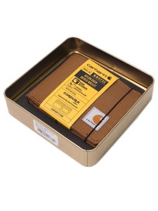 画像2: 【SALE】CARHARTT NYLON DUCK BIFOLD WALLET-C.BROWN (2)