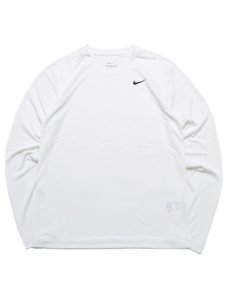 画像1: NIKE DF RLGD RESET L/S TEE-WHITE (1)