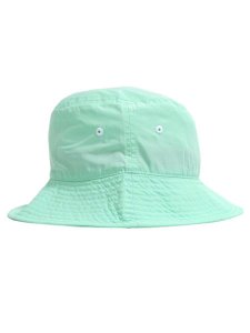 画像2: NEW HATTAN WHITE STITCHING POLY BUCKET HAT (2)
