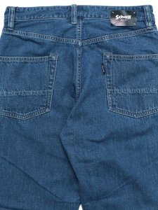 画像5: 【SALE】【送料無料】SCHOTT NEP DENIM 5POCKET PANTS USED (5)