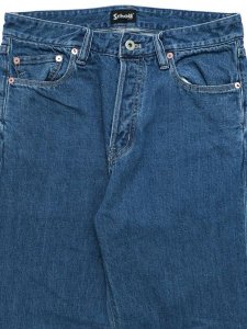 画像3: 【SALE】【送料無料】SCHOTT NEP DENIM 5POCKET PANTS USED (3)