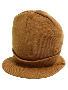 画像1: VISOR BEANIE-BROWN (1)