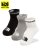 画像1: 【KIDS】THE NORTH FACE KIDS ANKLE 3P SOCKS BLACK MULTI (1)