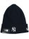 画像1: NEW ERA BASIC CUFF KNIT COTTON YANKEES NAVY/WHT (1)