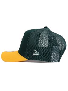 画像3: NEW ERA 9FORTY A-FRAME TRUCKER ATHLETICS DGRN/YE (3)