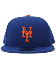 画像3: NEW ERA 59FIFTY CS METS UV/GRN FBM BLU/ORG (3)