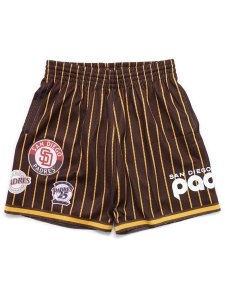 画像1: 【SALE】【送料無料】MITCHELL & NESS CITY COLLECTION MESH SHORT PADRES (1)
