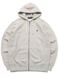 画像1: 【送料無料】POLO RALPH LAUREN ATHLETIC FLEECE HOODIE-LIGHT SPORT HTR (1)