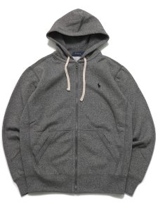 画像1: 【送料無料】POLO RALPH LAUREN ATHLETIC FLEECE HOODIE-ALASKAN HEATHER (1)