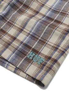 画像6: 【MEGA SALE】HUF CORTLAND FLANNEL EASY SHORT (6)