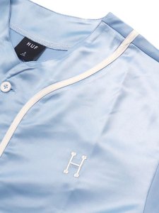 画像6: 【MEGA SALE】HUF COMMUNITY HAND BASEBALL JERSEY SKY (6)