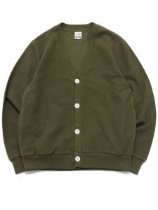 画像1: 【SALE】MADE BLANKS FRESHMAN CORDUROY CARDIGAN DARK OLIVE (1)
