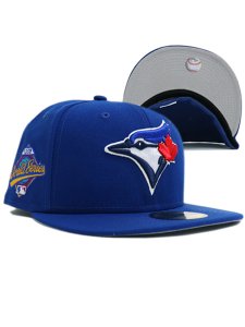 画像1: NEW ERA 59FIFTY SIDE PATCH BLUE JAYS GREY UV (1)