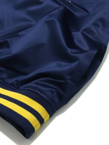 画像4: 【SALE】【送料無料】MITCHELL & NESS SIDELINE PULLOVER SATIN JACKET MICHIGAN (4)