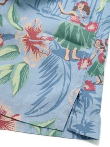 画像5: 【SALE】REYN SPOONER HULA SHOW RAYON CAMP SHIRTS (5)