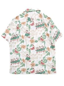 画像2: 【SALE】REYN SPOONER HULA SHOW RAYON CAMP SHIRTS (2)