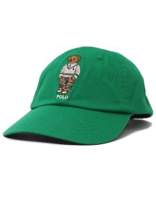 画像1: 【送料無料】POLO RALPH LAUREN PREP HAMPTON BEAR TWILL BALL CAP (1)