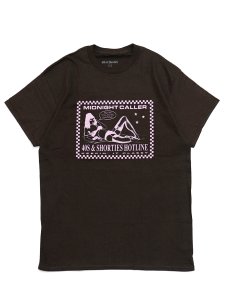 画像1: 【MEGA SALE】40s & Shorties MIDNIGHT CALLER TEE BROWN (1)