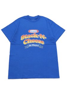 画像1: 【MEGA SALE】40s & Shorties STACK N CHEESE TEE ROYAL BLUE (1)
