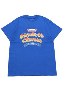 画像1: 【SALE】40s & Shorties STACK N CHEESE TEE ROYAL BLUE (1)