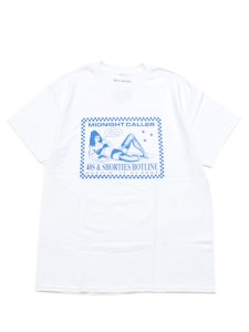画像1: 【MEGA SALE】40s & Shorties MIDNIGHT CALLER TEE WHITE (1)