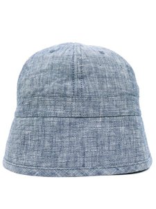画像2: 【SALE】sublimeroe LINEN SAILOR HAT INDIGO (2)