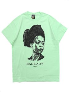 画像1: Rap Attack BAG LADY TEE MINT GREEN (1)