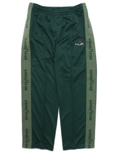 画像1: 【SALE】【送料無料】HUF GOODYEAR TOURING TRACK PANT FOREST GREEN (1)