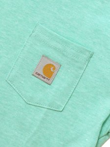 画像3: 【KIDS】CARHARTT KIDS YTH SS POCKET TEE-COCKATOO HTR (3)