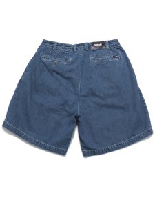 画像2: 【SALE】SCHOTT NEP DENIM 2TUCK SHORTS USED (2)