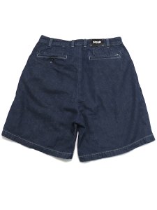 画像2: 【SALE】SCHOTT NEP DENIM 2TUCK SHORTS INDIGO (2)