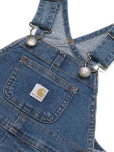 画像3: 【KIDS】CARHARTT KIDS RUGGED FLEX LOOSE DNM SHORTALL-MDW (3)