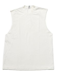 画像1: LOS ANGELES APPAREL SLEEVELESS TEE 6.5oz FINISHED HEM-OFF WHITE (1)