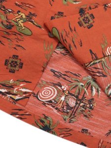 画像4: 【MEGA SALE】PENDLETON S/S ALOHA SHIRT CHILI PALMS (4)