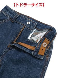 画像8: 【KIDS】CARHARTT KIDS WASHED DENIM DUNGAREE MEDIUM WASH (8)