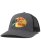 画像1: BASS PRO SHOPS EMB LOGO TWILL TRUCKER CAP CHARCOAL/BLK (1)