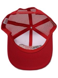 画像5: BASS PRO SHOPS EMBROIDERED LOGO MESH TRUCKER CAP RD/WH (5)