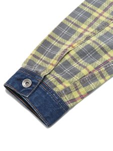 画像5: 【MEGA SALE】URBAN OUTFITTERS BDG PRINTED COLORBLOCK DENIM TRUCKER JKT (5)