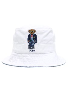 画像1: 【送料無料】POLO RALPH LAUREN REGATTA BEAR BUCKET HAT (1)