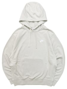 画像1: NIKE NSW FT CLUB PULL OVER L/S HOODIE-LT BONE (1)