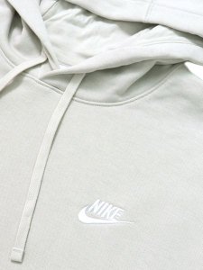 画像3: 【SALE】NIKE NSW FT CLUB PULL OVER L/S HOODIE-LT BONE (3)