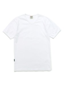 画像1: AVIREX DAILY RIB V-NECK S/S TEE (1)