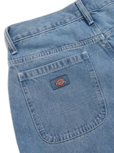 画像5: 【送料無料】DICKIES LOOSE.F DOUBLE KNEE JEANS-LIGHT DENIM (5)
