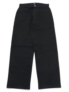 画像1: 【送料無料】DICKIES WINGVILLE LOOSE JEANS-BLACK DENIM (1)