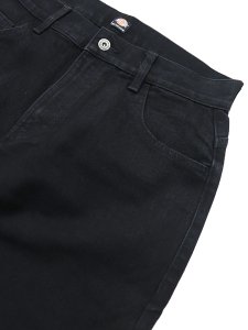 画像3: 【送料無料】DICKIES WINGVILLE LOOSE JEANS-BLACK DENIM (3)