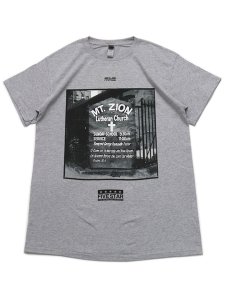 画像1: 【SALE】212 MAGAZINE ZION CHURCH TEE GREY (1)